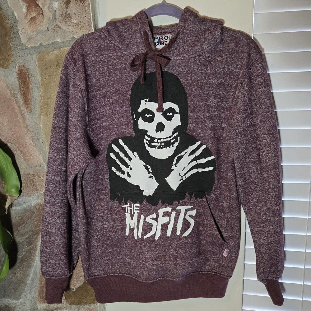 The Misfits One-Off Hand Printed Heavyweight Hoodie